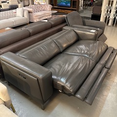 Domicil リクライニングソファ　総本革の画像