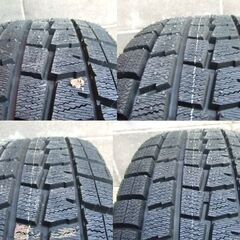 ＤＵＮＬＯＰ　ＷＩＮＴＥＲＸＸ　１９５/６５Ｒ１４　未使用品　ホンダ系４穴スチールホイール付きの画像