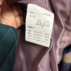 フード付き　半コート　　Sサイズの画像