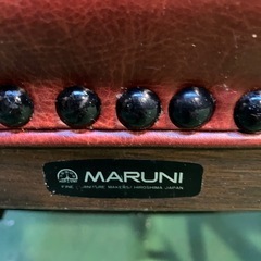 MARUNI  アンティークダイニングチェア2脚 ヴィンテージの画像