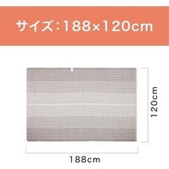 電気毛布 掛敷毛布の画像