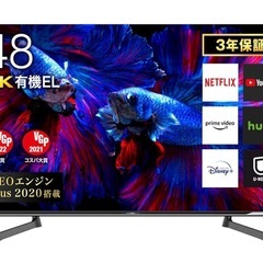48インチ有機テレビ　TV　ハイセンス➕WALLスタンドの画像
