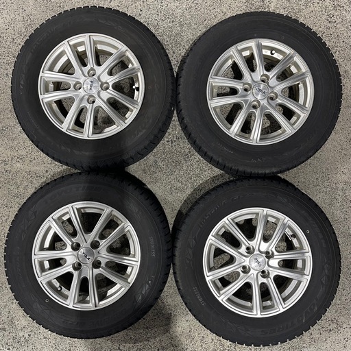 【売れました】185/70R14 スタッドレスホイールセット TOYO 22年製バリ溝