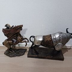 配達可!!【定価約5万】置物 ナポレオン・ボナパルト ブロンズ像 「アルプス越えをするナポレオン」　彫刻の装飾アメリカのレトロな闘牛の装飾装甲雄牛の像彫刻家の装飾工芸品　の画像