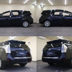 トヨタ　プリウスα　Gグレード！デジタルインナーミラー　ドライブレコーダー　ＬＥＤヘッドライト　シートカバー　純正７インチナビ　フルセグテレビ　バックカメラ　Bluetooth　スマートキー　プッシュスタート等の画像