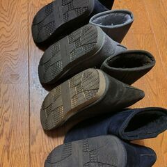 【2足売約】レディースショート丈ボアブーツSサイズの画像