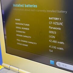 JC1111　レッツノート CF-LV9 DVDマルチ 14型 Office2024 良品　大画面　の画像