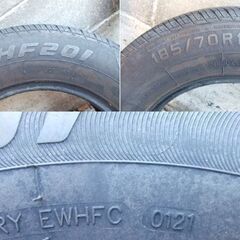 ＨＩＦＬＹ　ＨＦ２０１　１８５／７０Ｒ１４　２０２１年製　４本の画像