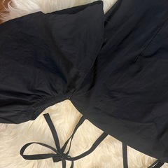 リボン　ブラック　キャミワンピース ミニワンピース　birthday bashの画像