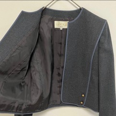 ジャケット　古着　レトロ　昭和　ヴィンテージ　下北沢　高円寺　グレー　大阪万博の画像