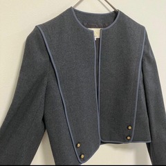 ジャケット　古着　レトロ　昭和　ヴィンテージ　下北沢　高円寺　グレー　大阪万博の画像