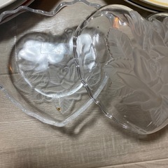 可愛いお皿　５枚　ガラス飴玉入れ　無料の画像