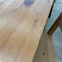 リユースのサカイ東金店　IKEAダイニングテーブルセット（椅子4脚）　TJ16621の画像