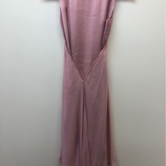 ピンクパープル　ビジュー付き　ドレスの画像