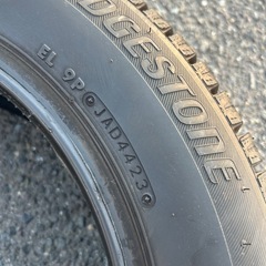 175/65R14 BS スタッドレスタイヤ バリ山 2本セット 2023年製の画像