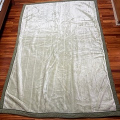 毛布① 緑の画像