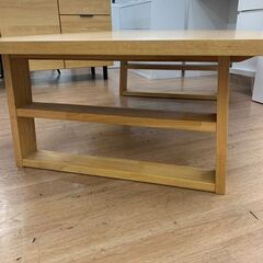 【在庫2】点テーブル ニトリ アケビ 135×80×38 参考価格34,990円 各13800円🚚自社配送時💳代引き可🚚(現金、クレジット、スマホ決済対応)の画像