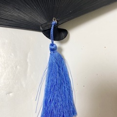 未使用　STAR JEWELRY 舞扇子 ネイビー/シルバーの画像