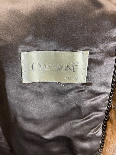 ミンク ロングコート 毛皮 ファー ミンクコート CHEVAREINE 三越