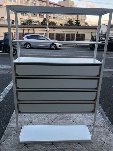 倉庫保管】シェルフユニット イケア フィェルキンゲ 118×35×190 自社