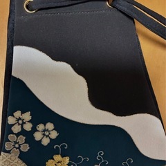 着物リメイク　　ショルダーバックの画像