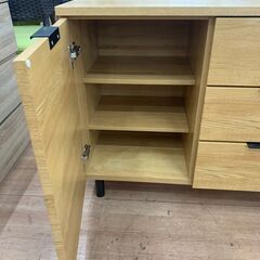 サイドボード ニトリ エトナ80SB 80×42.5×69.5 参考価格27,990円【送料に設置費込み】🚚自社配送時💳代引き可🚚(現金、クレジット、スマホ決済対応)の画像