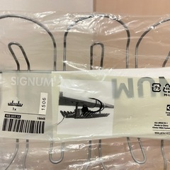 【1つ新品】IKEA SIGNUM デスク下ケーブルオーガナイザー2つの画像