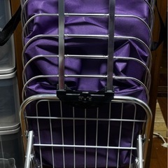 新品未使用 アルミ製ショッピングカートの画像