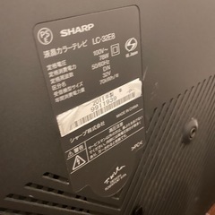 終了しました【お譲りします】SHARP 2011年製　32インチテレビの画像