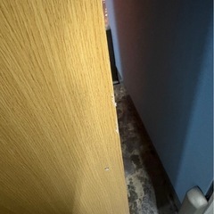 木目調 食器棚／カップボード ガラス扉付き 上下分割タイプ 高さ178cm の画像