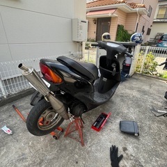 ディオ af34 ストレートチャンバー 訳ありの画像