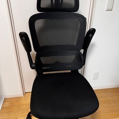 【美品半額】先着順　チェア　椅子　オフィスチェア　ブラックの画像
