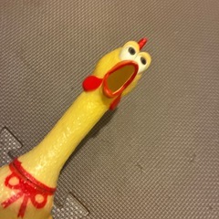 ニワトリみたいなおもちゃ差し上げます。。の画像