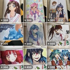 イラスト売ります（ガソリン代等あると思うので全て100円）の画像