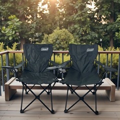 コールマン アームチェア限定ブラックペアセットの画像