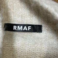 ナイスクラップ　ヤクタッチ ハイネックドロップショルダー ニット アイボリー セーター 長袖ニットの画像