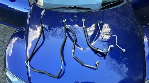 RX８ SE3P エアコンホースパイプ 4点セット　F151-61-4T0A