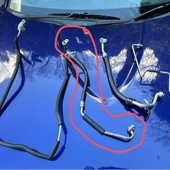 RX８ SE3P エアコンホースパイプ 4点セット　F151-61-4T0Aの画像