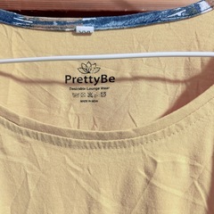 PrettyBe イエロー XXL Tシャツ オシャレ✨️の画像