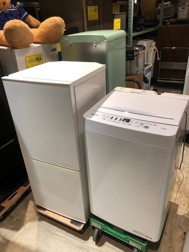 【✅新生活応援セール】冷蔵庫（110L）・洗濯機(4.5kg)2点セット　2020年製TWINBIRD  Hisense