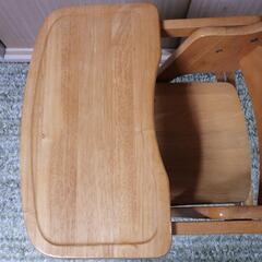 KATOJI カトージ ベビーチェア　（テーブル付）ベルト付きの画像