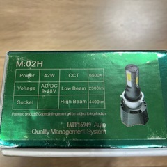 バイクヘッドランプ新品未使用の画像