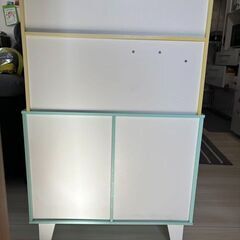 木製おままごとキッチンの画像