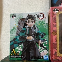 鬼滅の刃　フィギア　一番くじ　炭治郎　禰󠄀豆子　セット
の画像