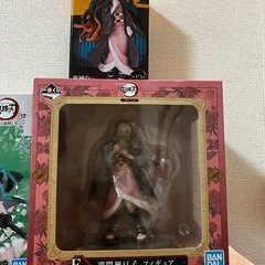 鬼滅の刃　フィギア　一番くじ　炭治郎　禰󠄀豆子　セット
の画像