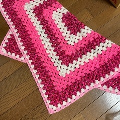 【お取引決定】手編みのブランケットの画像