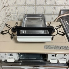 魚グリル未使用【リンナイ】二口ガスコンロ KG64TW2Ｌ2022年製　都市ガスの画像