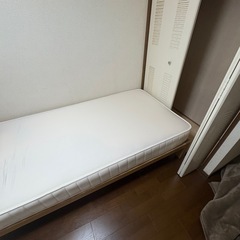 シングルベット　フレームのみ　木製の画像