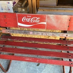 Coca-Cola ベンチ コカ・コーラ 昭和レトロ ヴィンテージ の画像