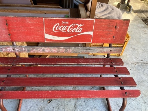 Coca-Cola ベンチ コカ・コーラ 昭和レトロ ヴィンテージ (俊介) 富士